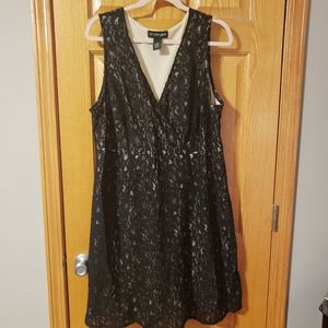 Lane Bryant Black Lace Dress Sz. 16
